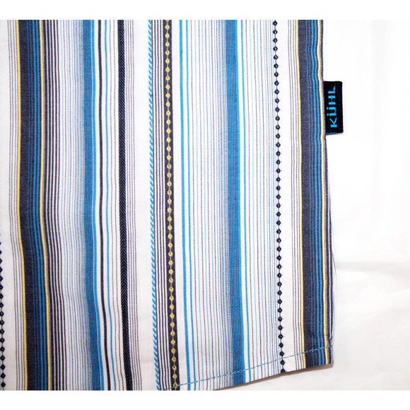 Kuhl Suncel Short Sleeve Button Striped Shirt - Picture 6 of 8